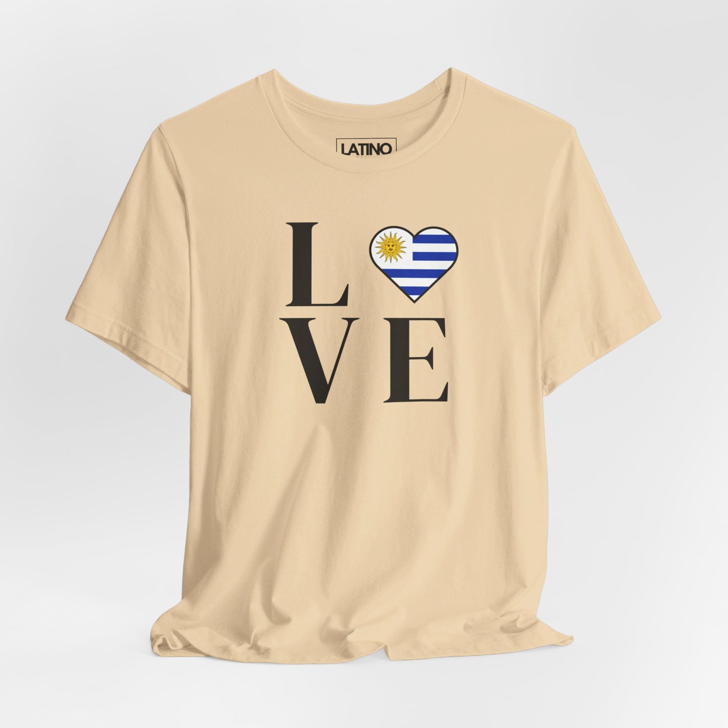 “LOVE” Heart Uruguay Flag T-Shirt