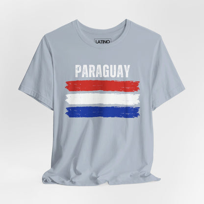 Paraguay Brushstroke Flag T-Shirt