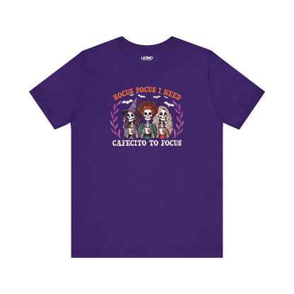 "Brujas" I Need Cafecito to Focus T-Shirt