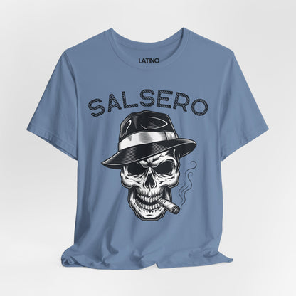 Salsero Skull in Fedora T-Shirt