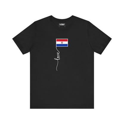 Paraguay Flag Love Script T-Shirt