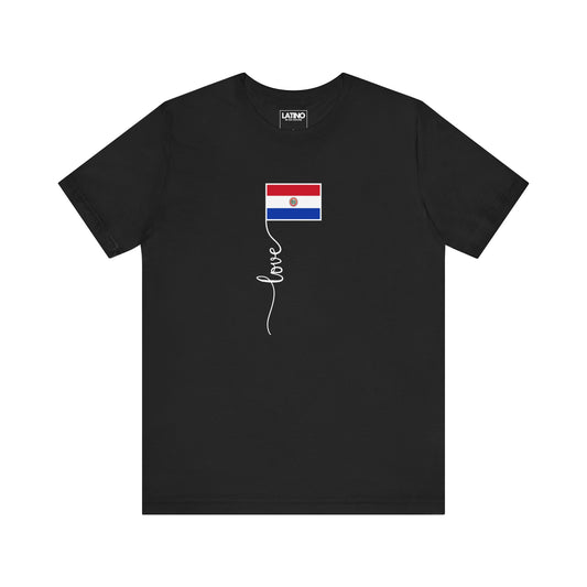 Paraguay Flag Love Script T-Shirt