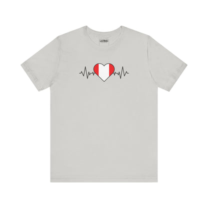 Peru Flag with Life-Line T-Shirt