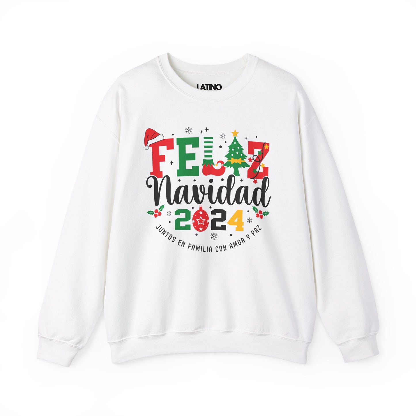 "Feliz Navidad 2024" Holiday Sweatshirt