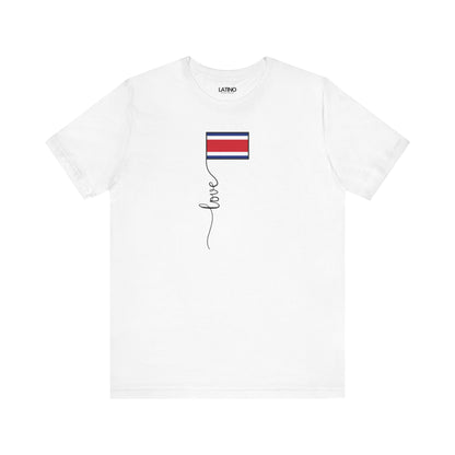 "Costa Rica Flag Love Script" T-Shirt