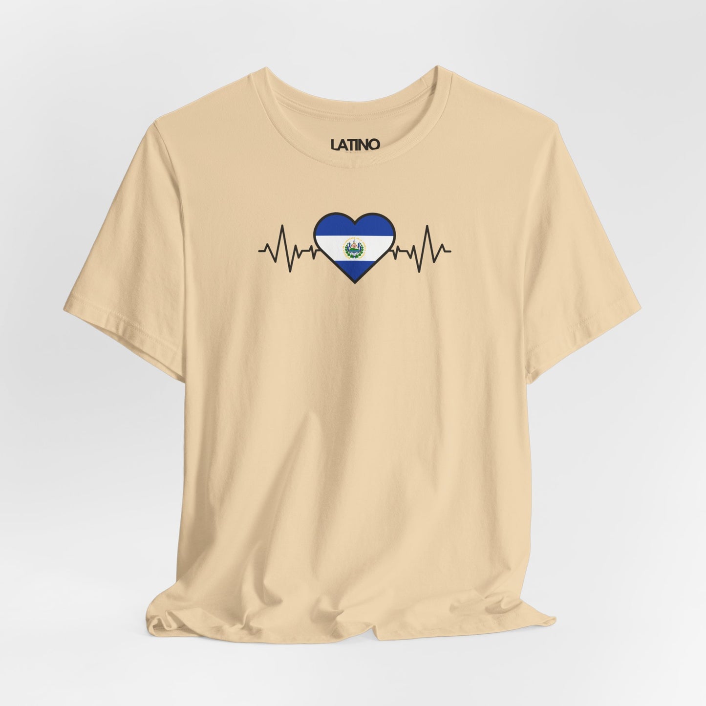 El Salvador Heart Flag Life-Line T-Shirt