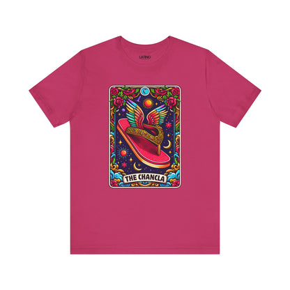 "The Chancla Tarot Card" T-Shirt