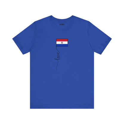 Paraguay Flag Love Script T-Shirt