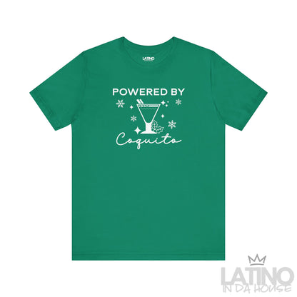 "Powered by Coquito" T-Shirt | Coquito Tee