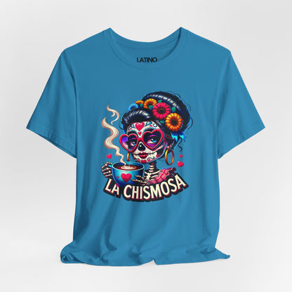 "La Chismosa Skull and Cafecito" T-Shirt