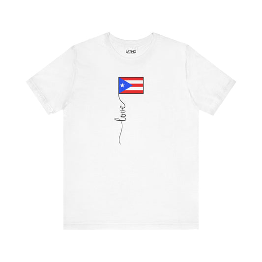 "Puerto Rico Flag Love Script" T-Shirt