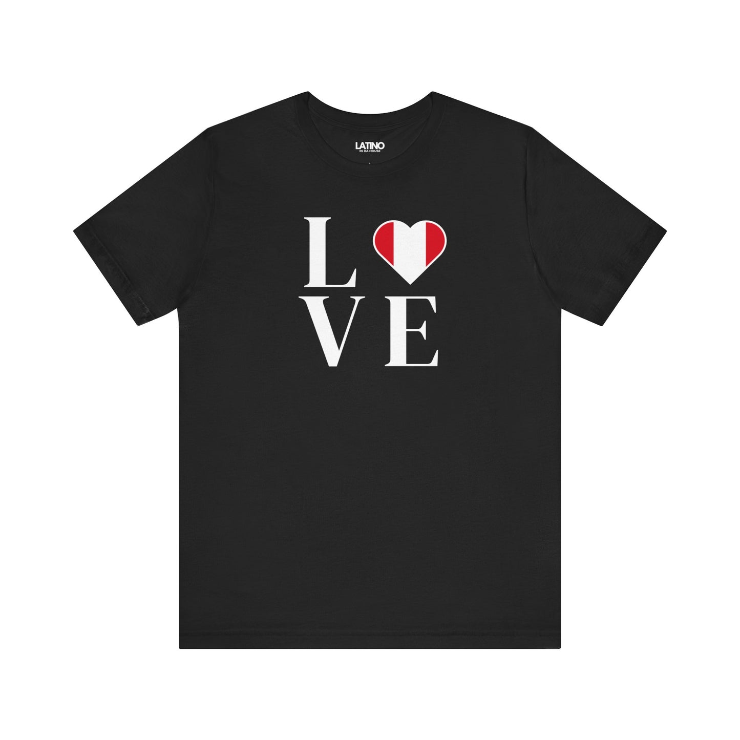 “LOVE” Heart Peru Flag T-ShIrt