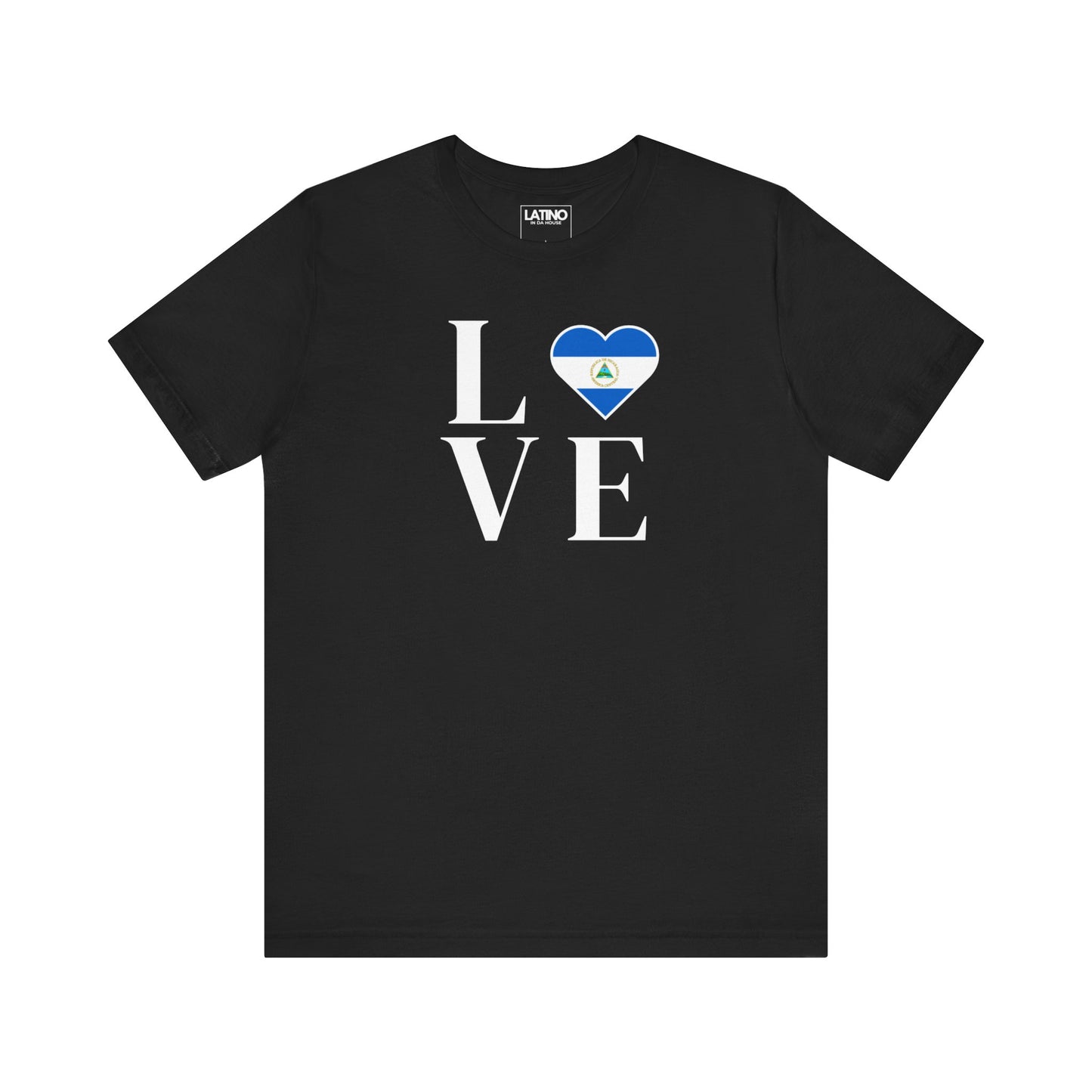 “LOVE” Heart Nicaragua Flag T-Shirt