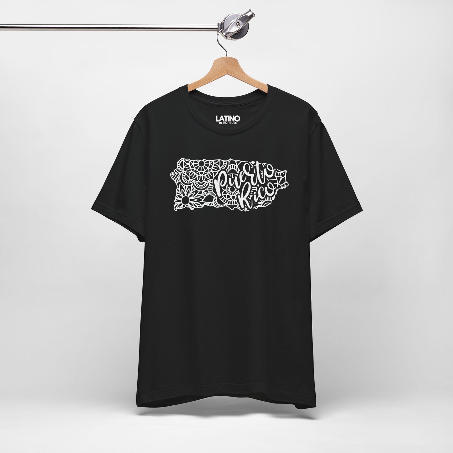 “Puerto Rico” Floral Map T-Shirt | Boricua Tee