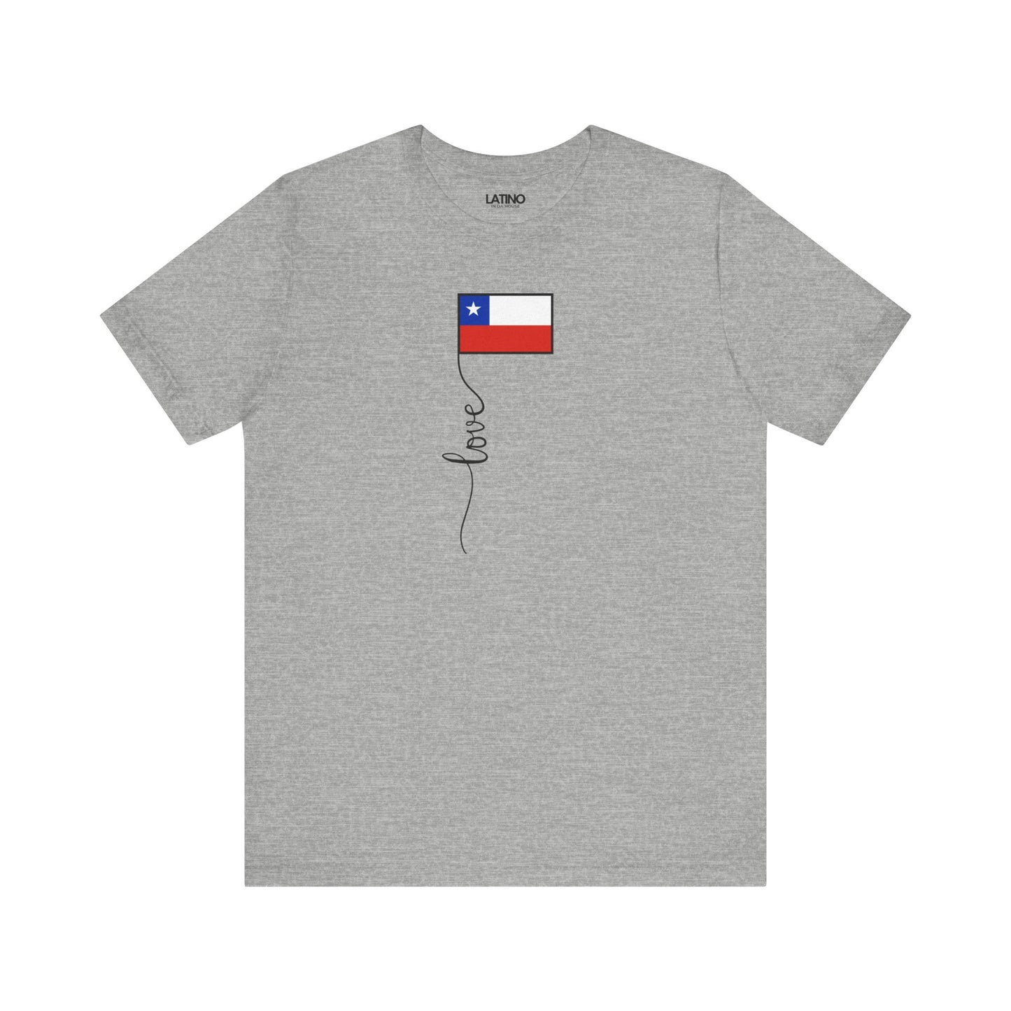 "Chile Flag Love Script" T-Shirt