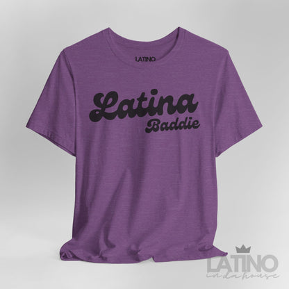"Latina Baddie" Heather T-Shirt | Latina Tee