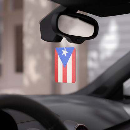 Puerto Rican Flag Car Air Freshener