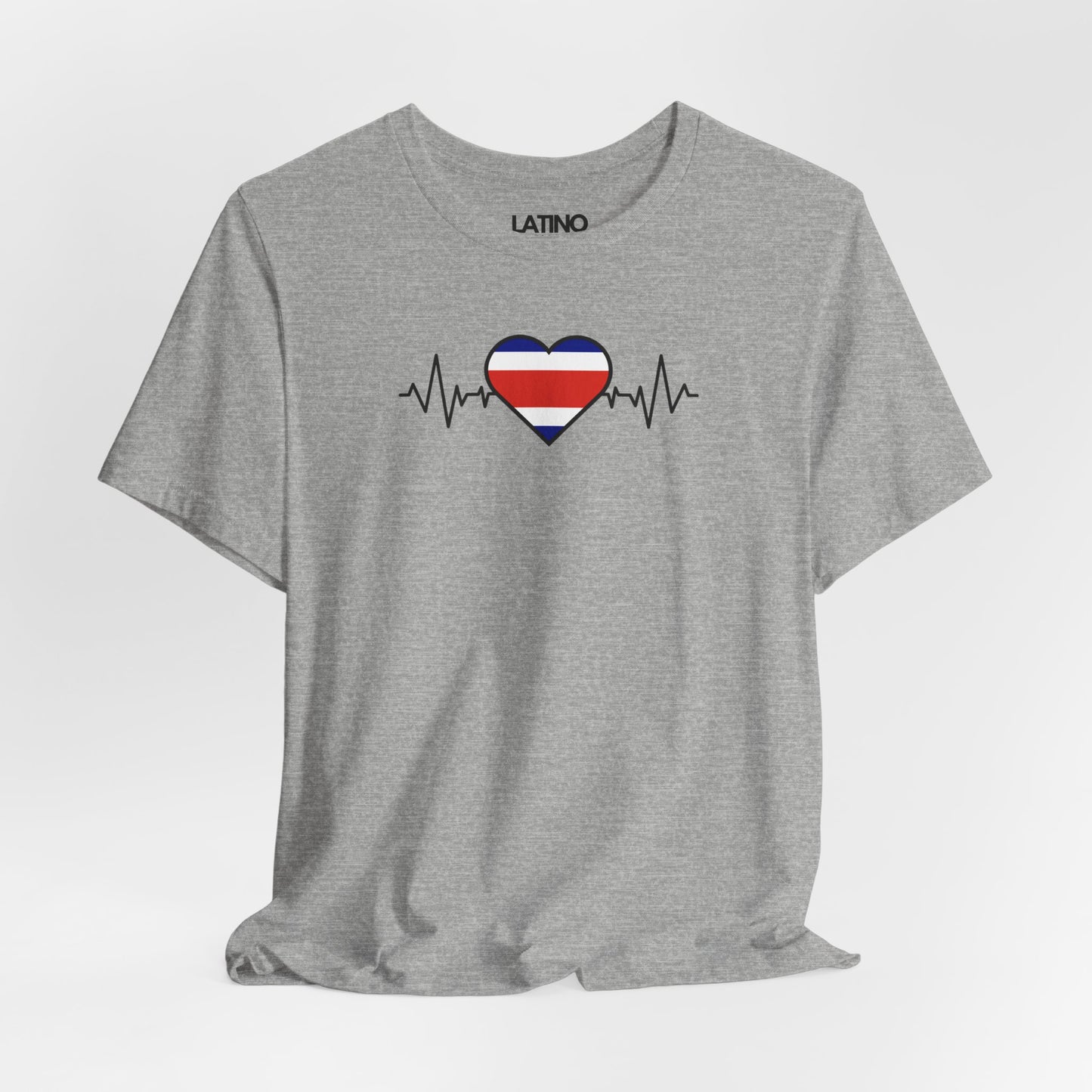 "Costa Rica Flag with Life-Line" T-Shirt