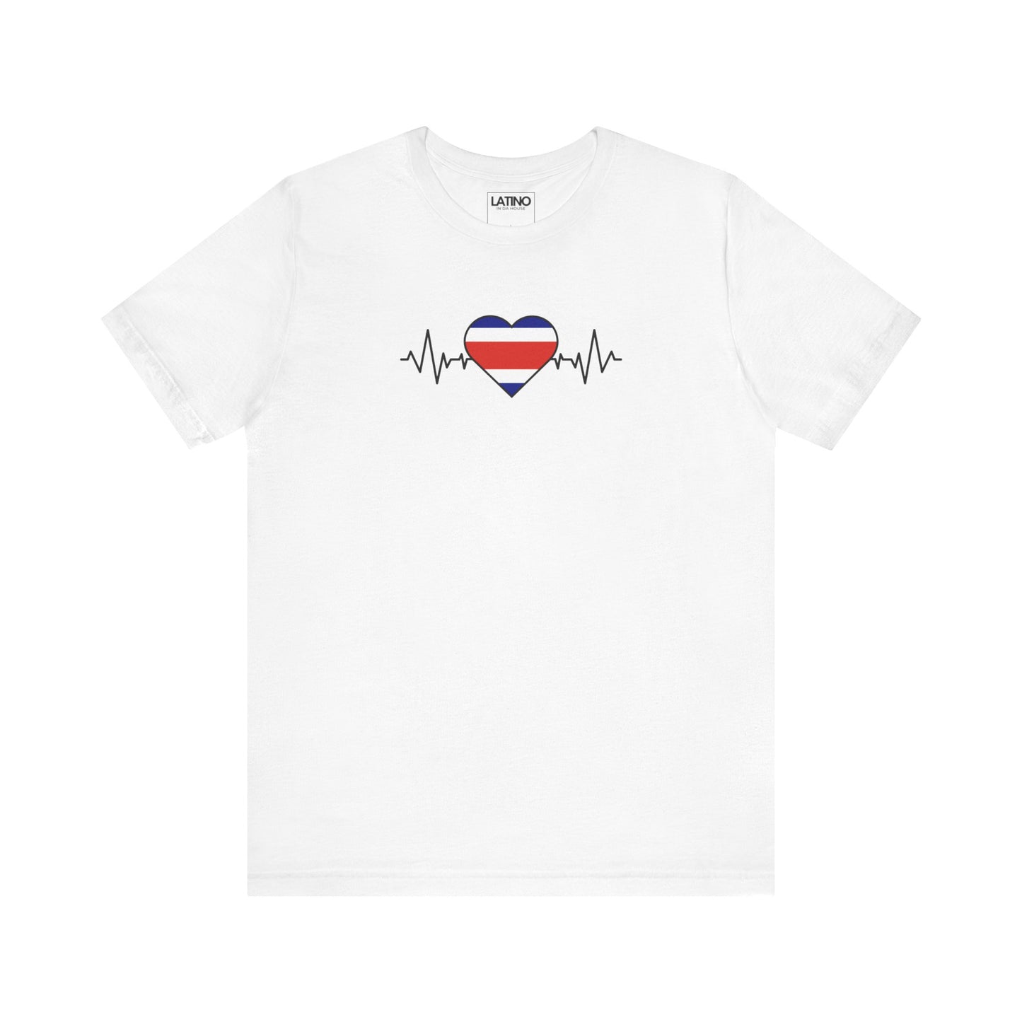 Costa Rica Flag with Life-Line T-Shirt