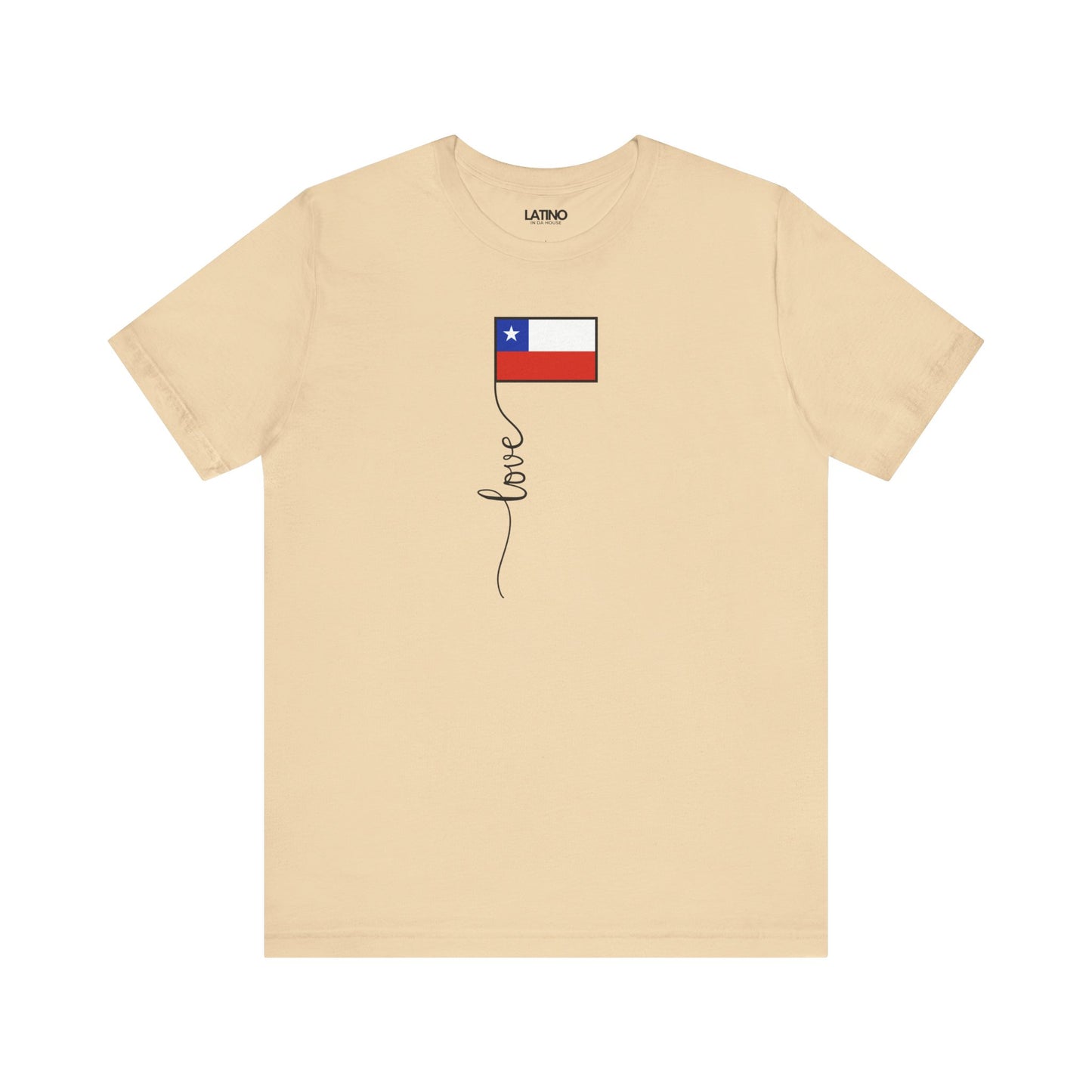 "Chile Flag Love Script" T-Shirt