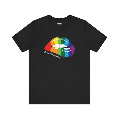 Taste the Rainbow Lips Gay Pride T-Shirt