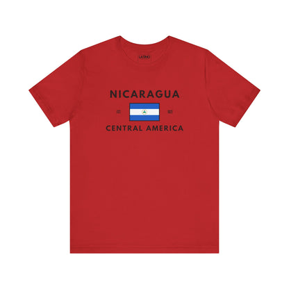 Nicaragua Central America Flag T-Shirt