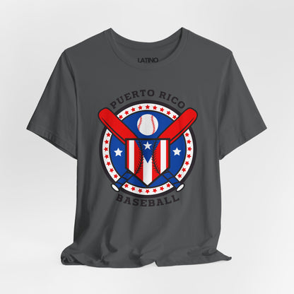 "Puerto Rico Baseball Flag" T-Shirt