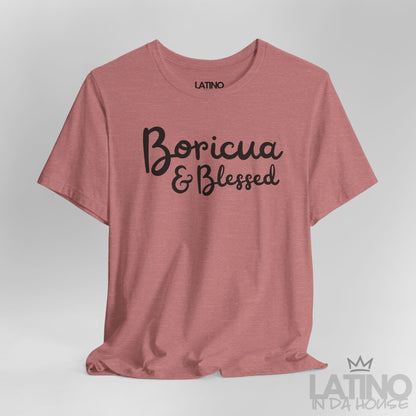 “Boricua & Blessed” T-Shirt | Boricua Tee
