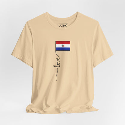 Paraguay Flag Love Script T-Shirt