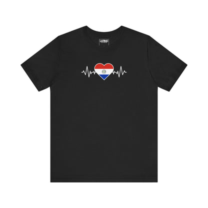 Paraguay Flag with Life-Line T-Shirt