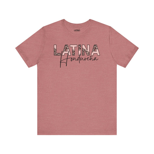 "Latina Hondureña Leopard Print" T-Shirt