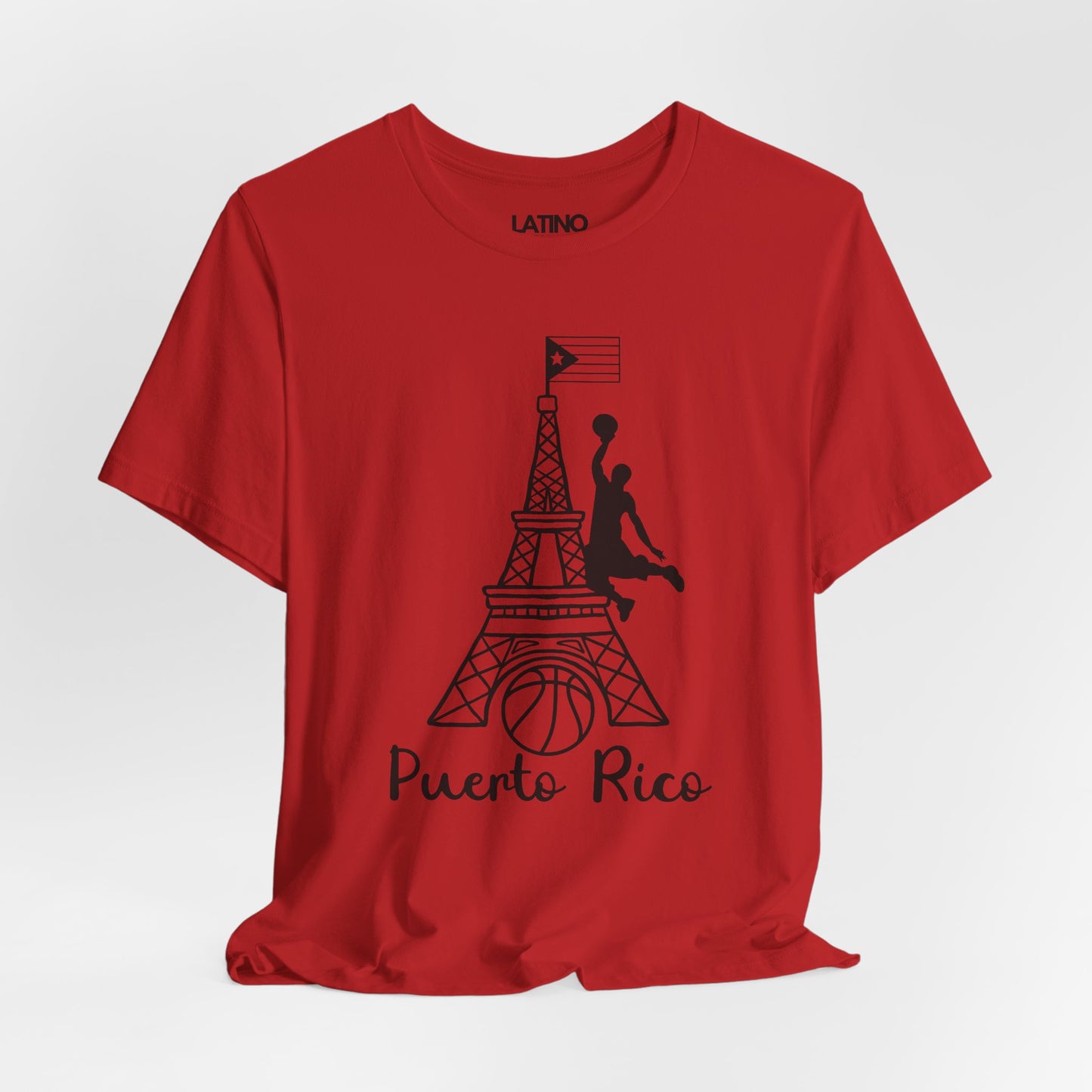 "Puerto Rico Basketball Paris" T-Shirt