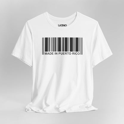 "Made in Puerto Rico” Barcode T-Shirt