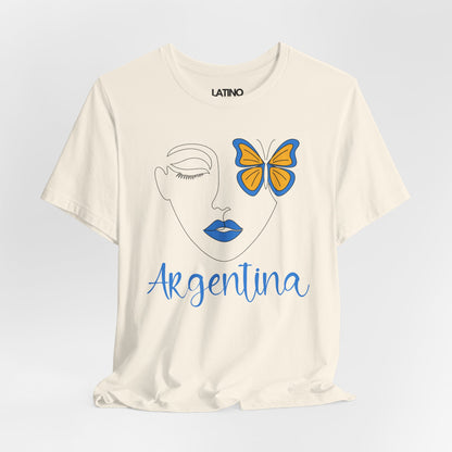 "Butterfly Argentina Face" T-Shirt