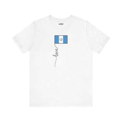 "Guatemala Flag Love Script" T-Shirt