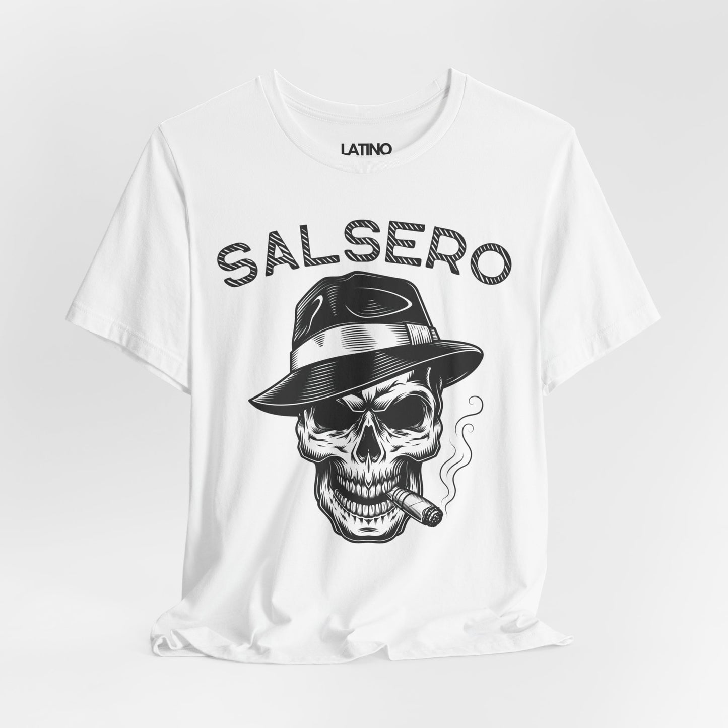 Salsero Skull in Fedora T-Shirt