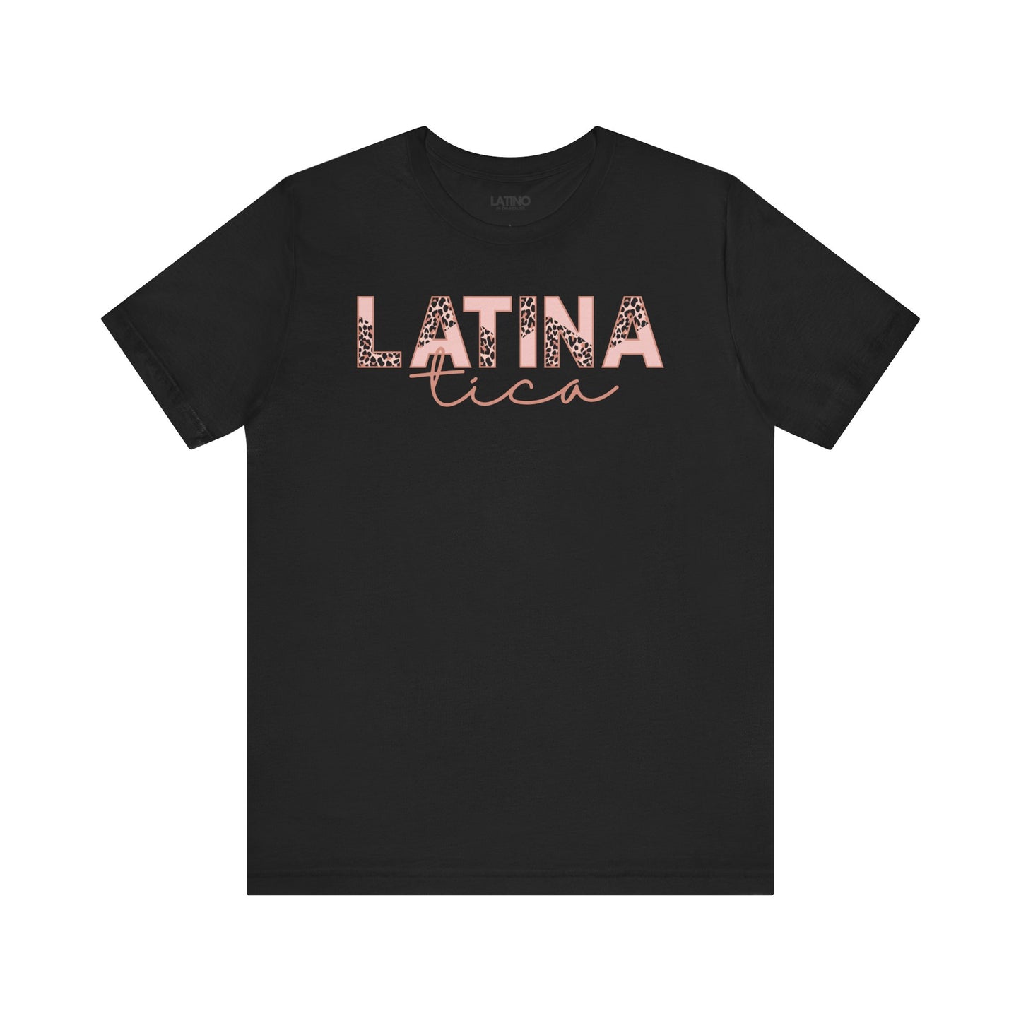 "Latina Tica Leopard Print" T-Shirt