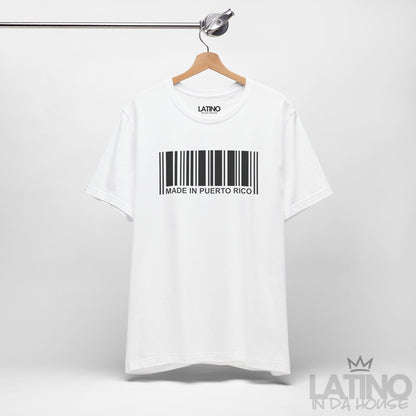 "Made in Puerto Rico” Barcode T-Shirt