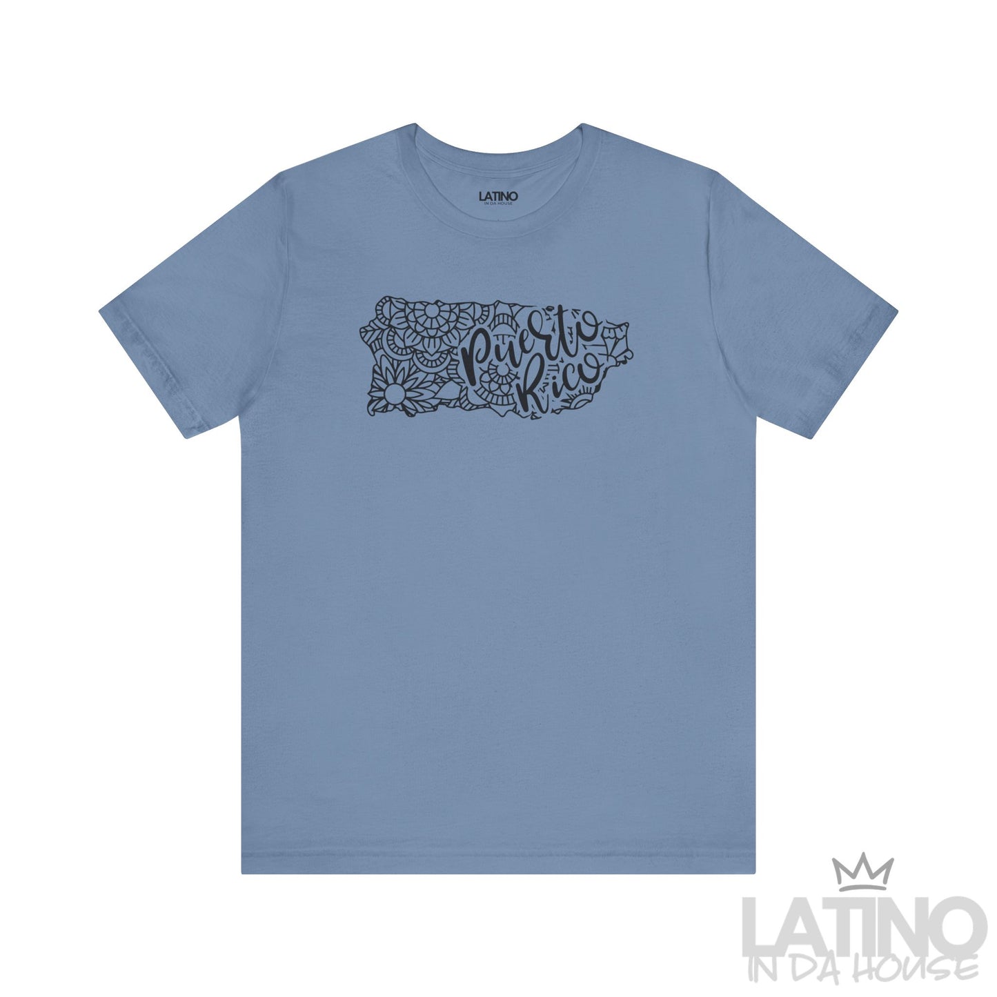 “Puerto Rico” Floral Map T-Shirt | Boricua Tee