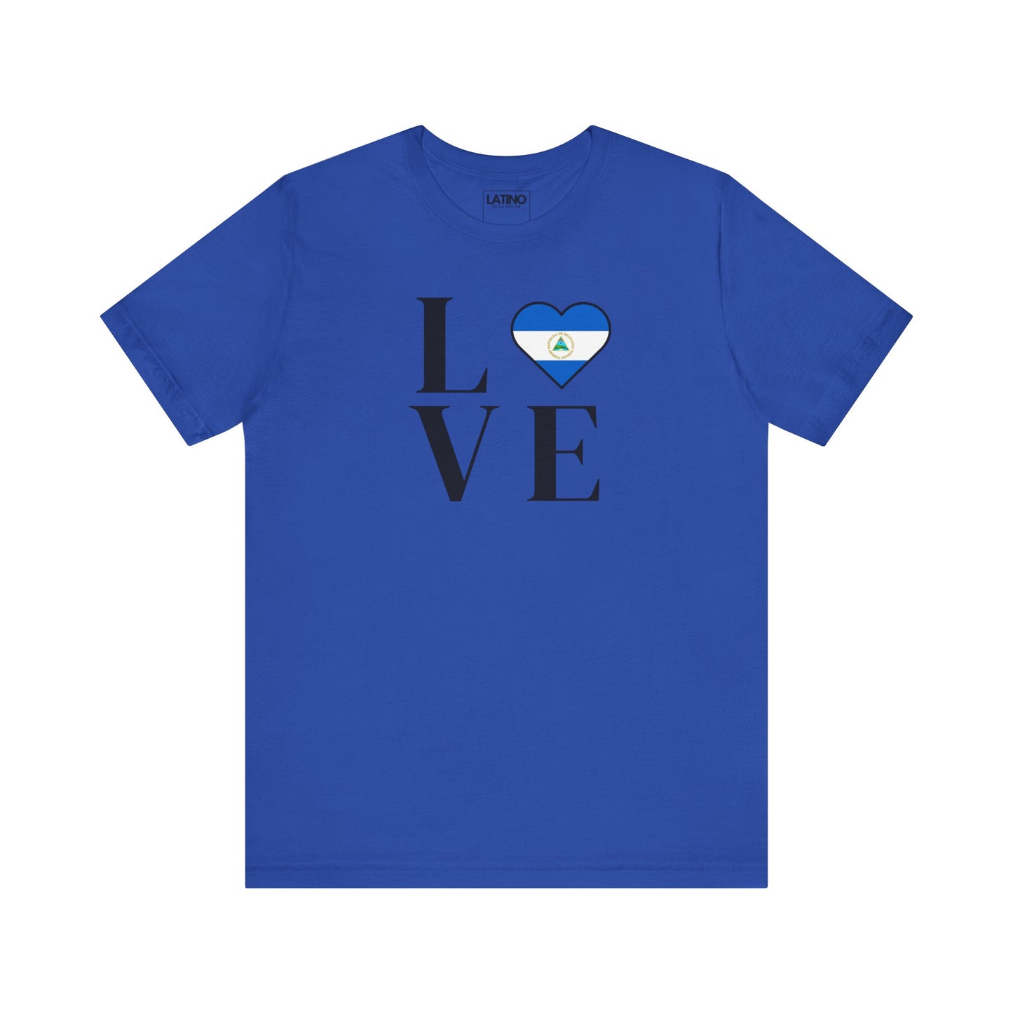 “LOVE” Heart Nicaragua Flag T-Shirt