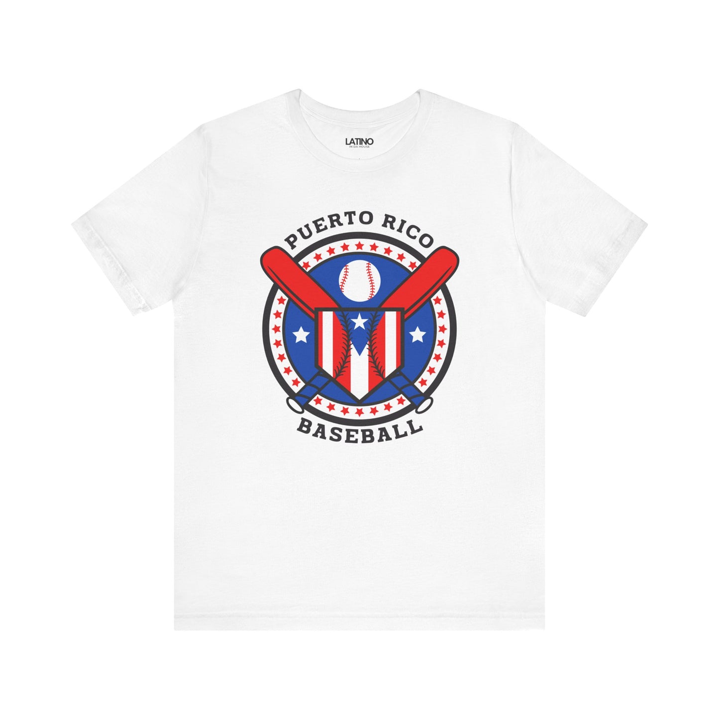 "Puerto Rico Baseball Flag" T-Shirt