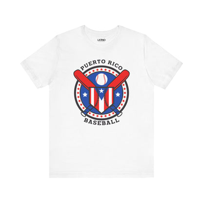 "Puerto Rico Baseball Flag" T-Shirt