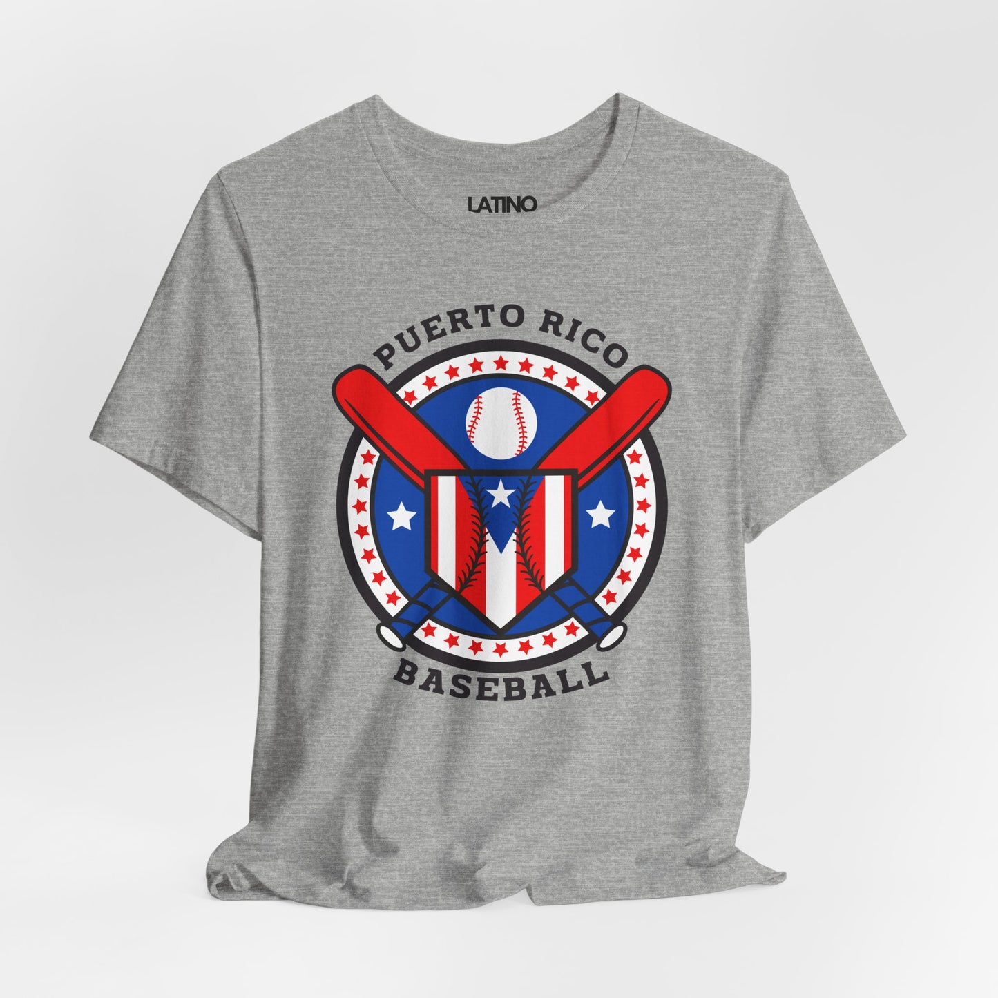 "Puerto Rico Baseball Flag" T-Shirt