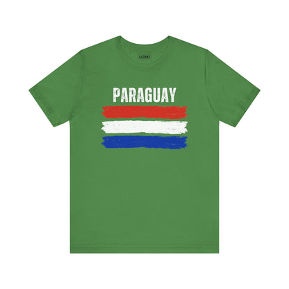 Paraguay Brushstroke Flag T-Shirt