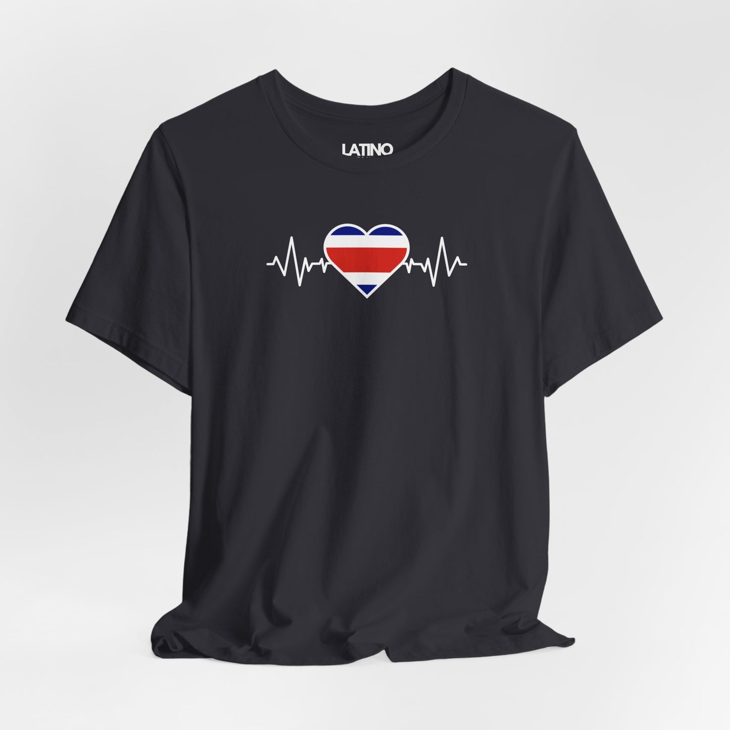 "Costa Rica Flag with Life-Line" T-Shirt