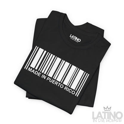 "Made in Puerto Rico” Barcode T-Shirt