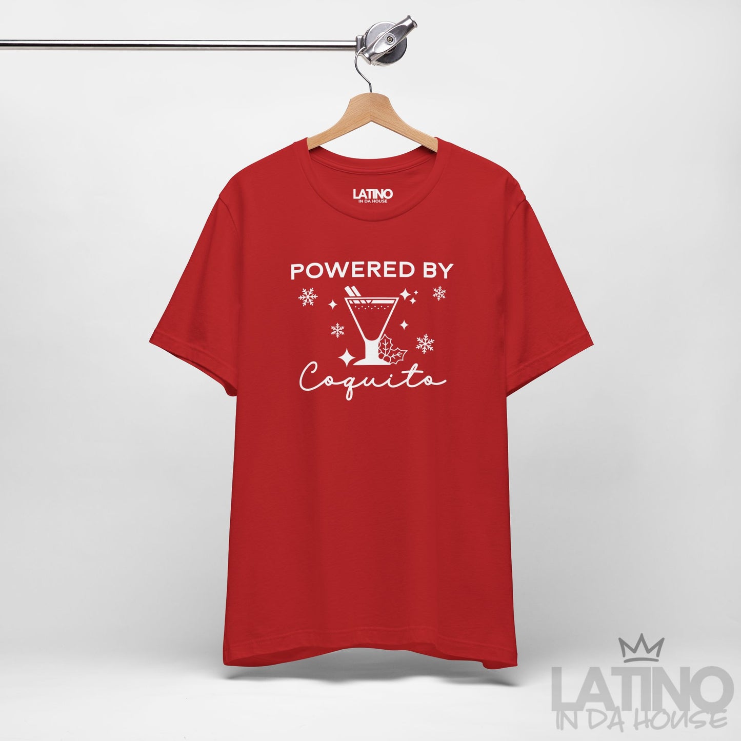 "Powered by Coquito" T-Shirt | Coquito Tee