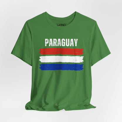 Paraguay Brushstroke Flag T-Shirt