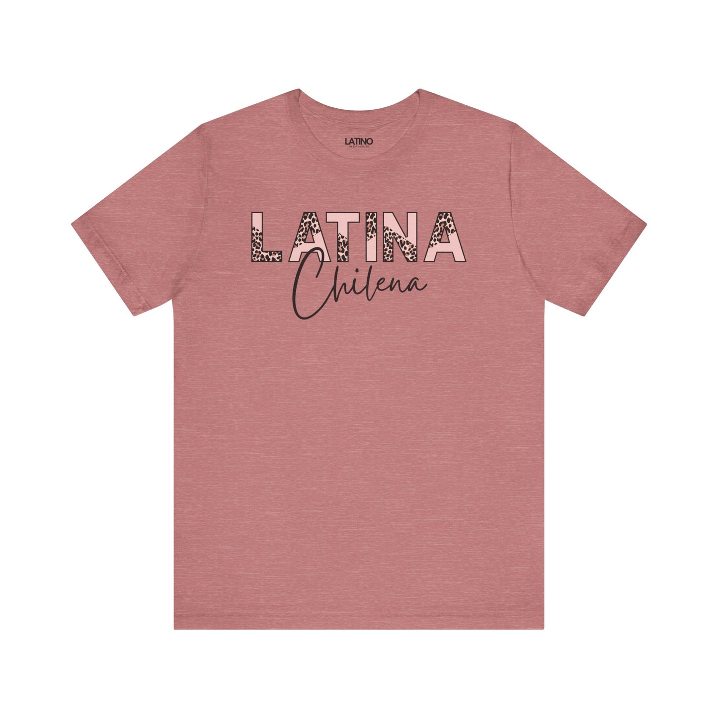 "Latina Chilena Leopard Print" T-Shirt