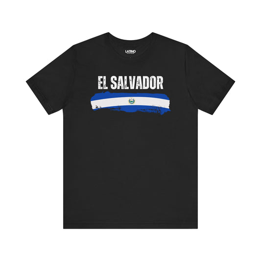 "El Salvador Flag Grunge" T-Shirt